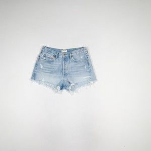 Agolde Womens Old Shorts Size:28 Blue